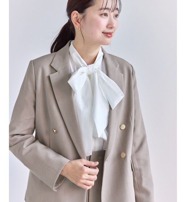 Rope&rsquo;Picnic「クリアツイル金ボタンジャケット/セレモニー・セットアップ対応」|テーラードジャケット|