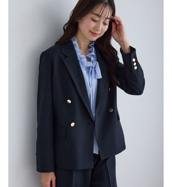 Rope&rsquo;Picnic「クリアツイル金ボタンジャケット/セレモニー・セットアップ対応」|テーラードジャケット|