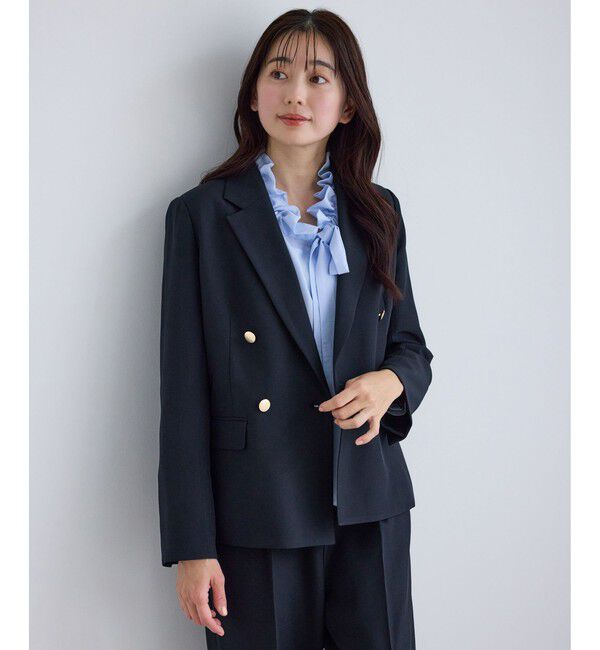 Rope&rsquo;Picnic「クリアツイル金ボタンジャケット/セレモニー・セットアップ対応」|テーラードジャケット|