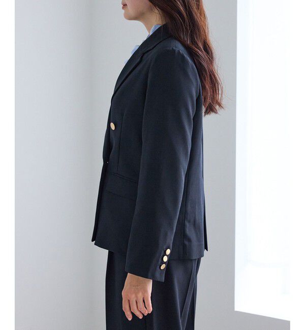 Rope&rsquo;Picnic「クリアツイル金ボタンジャケット/セレモニー・セットアップ対応」|テーラードジャケット|