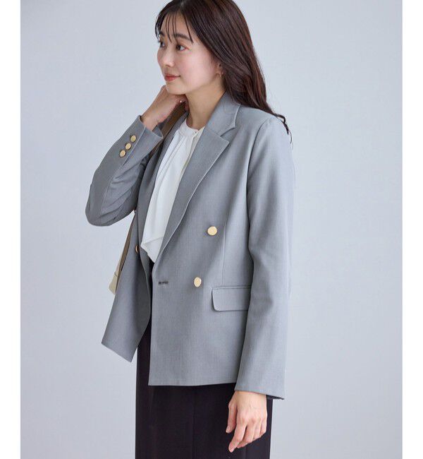 Rope&rsquo;Picnic「クリアツイル金ボタンジャケット/セレモニー・セットアップ対応」|テーラードジャケット|