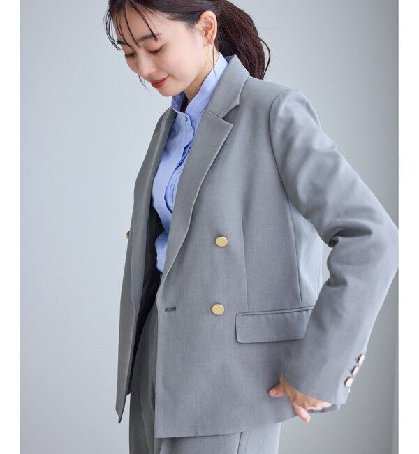 Rope&rsquo;Picnic「クリアツイル金ボタンジャケット/セレモニー・セットアップ対応」|テーラードジャケット|