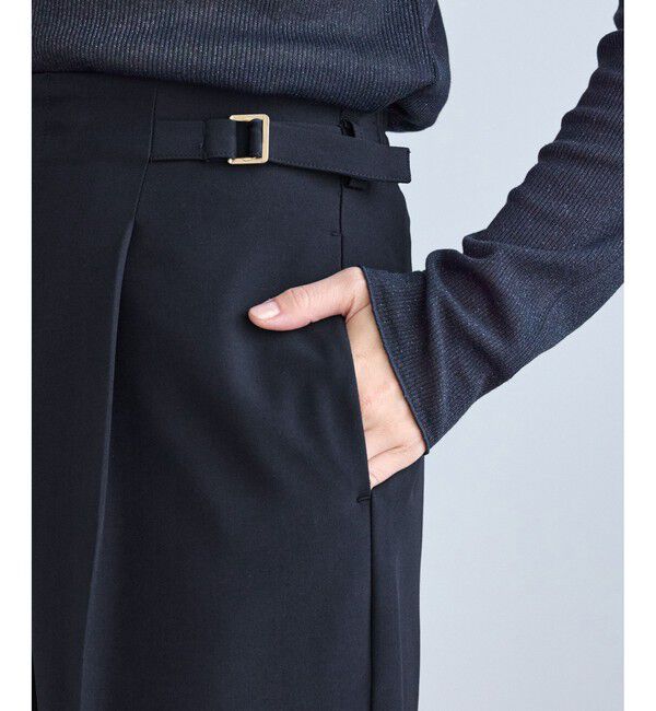 Rope&rsquo;Picnic「クリアツイルワイドパンツ/セレモニー・セットアップ対応」|チノ|