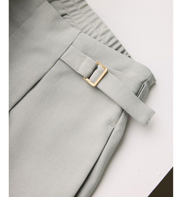 Rope&rsquo;Picnic「クリアツイルワイドパンツ/セレモニー・セットアップ対応」|チノ|