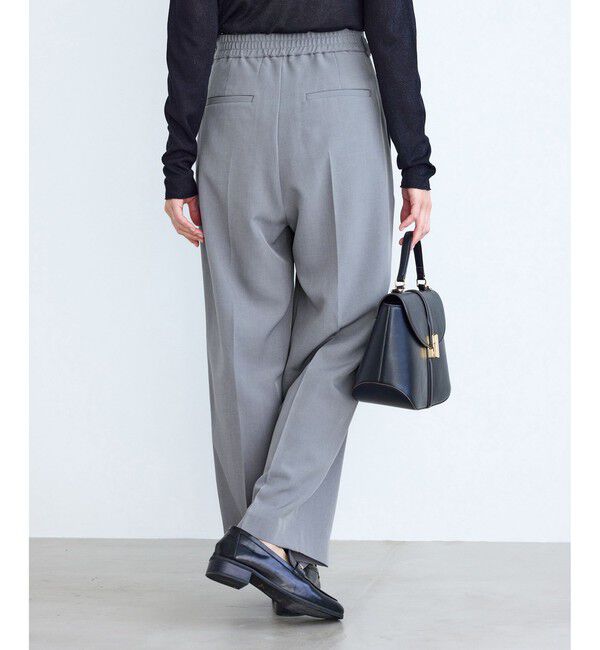 Rope&rsquo;Picnic「クリアツイルワイドパンツ/セレモニー・セットアップ対応」|チノ|