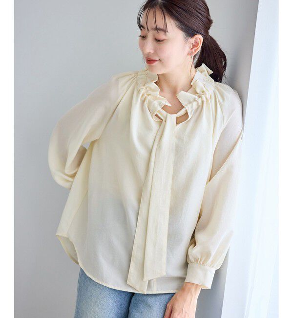 Rope&rsquo;Picnic「ネックコンシャスデザインシャツ/イージーケア」|シャツ・ブラウス|