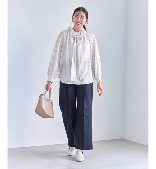 Rope&rsquo;Picnic「ネックコンシャスデザインシャツ/イージーケア」|シャツ・ブラウス|