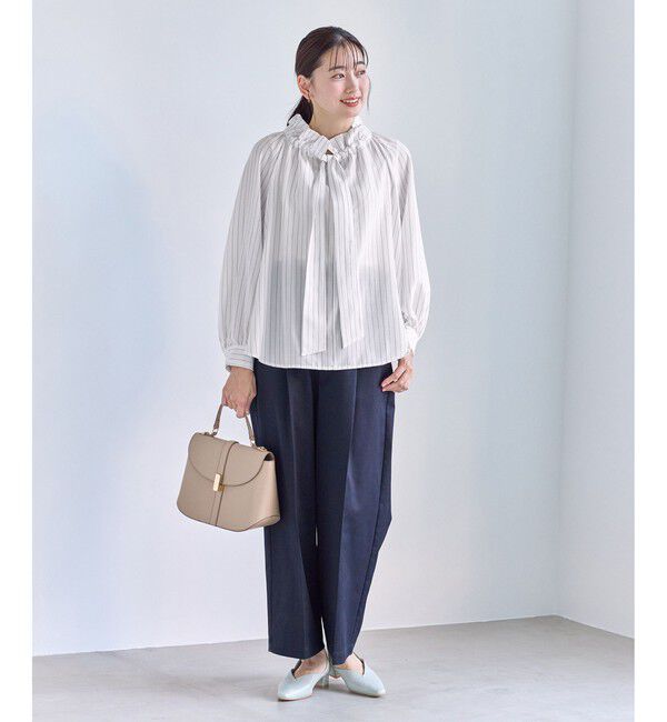 Rope&rsquo;Picnic「ネックコンシャスデザインシャツ/イージーケア」|シャツ・ブラウス|