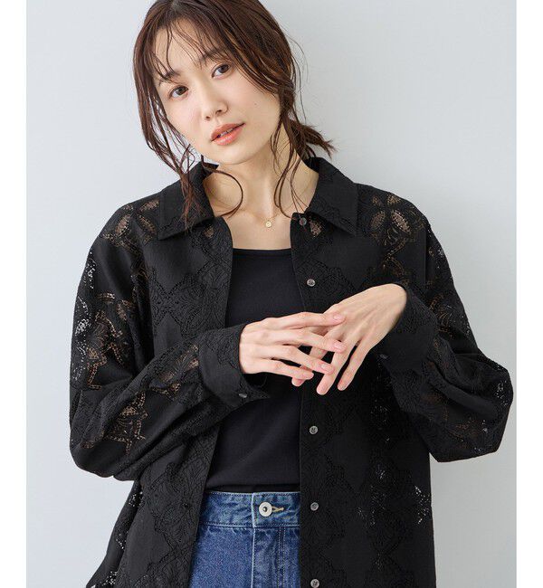 Rope&rsquo;Picnic「レースシャツ」|シャツ・ブラウス|