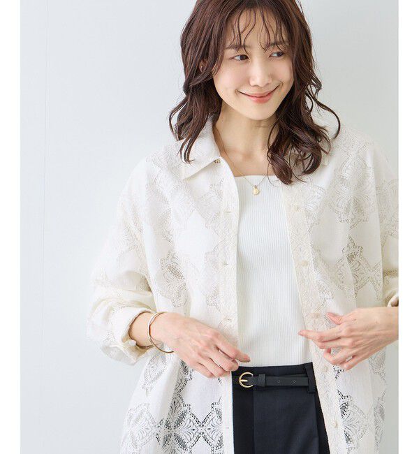 Rope&rsquo;Picnic「レースシャツ」|シャツ・ブラウス|