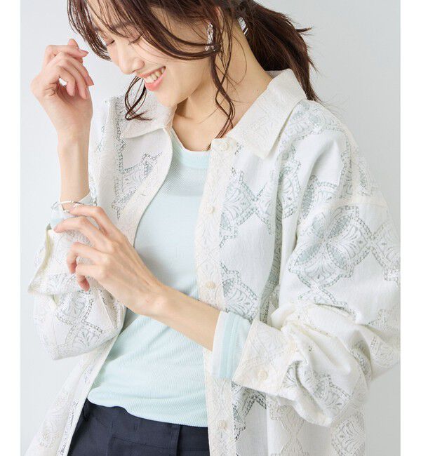 Rope&rsquo;Picnic「レースシャツ」|シャツ・ブラウス|
