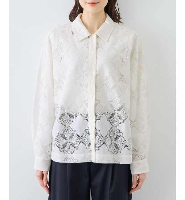 Rope&rsquo;Picnic「レースシャツ」|シャツ・ブラウス|