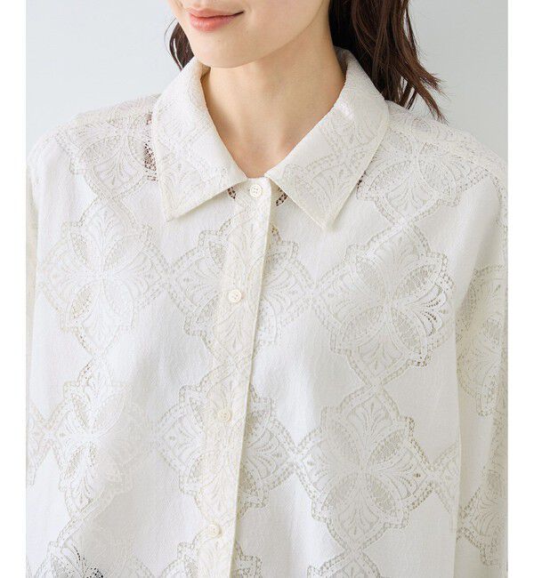 Rope&rsquo;Picnic「レースシャツ」|シャツ・ブラウス|
