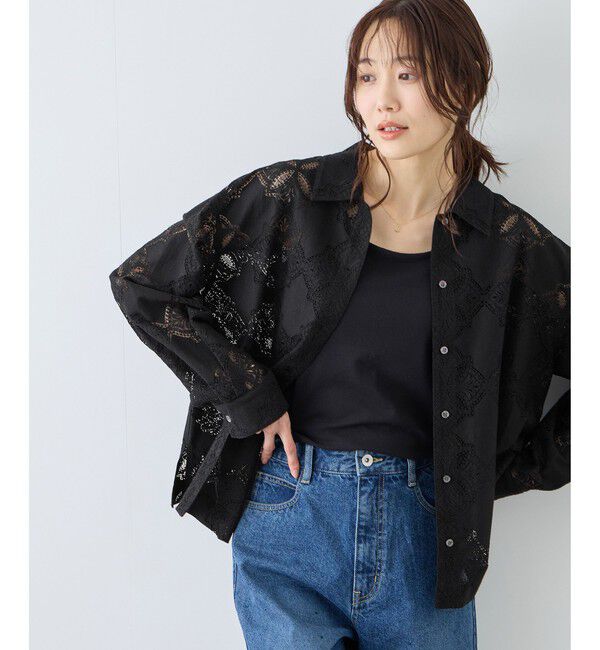 Rope&rsquo;Picnic「レースシャツ」|シャツ・ブラウス|