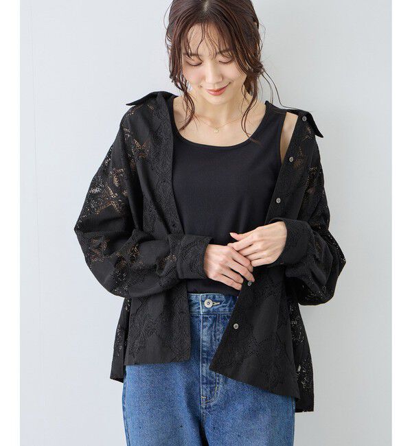 Rope&rsquo;Picnic「レースシャツ」|シャツ・ブラウス|