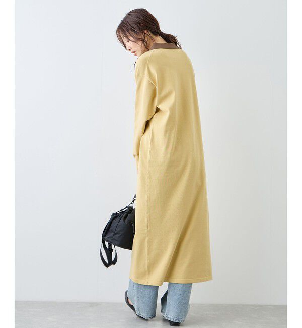 Rope&rsquo;Picnic「配色スキッパーニットワンピース」|ワンピース|