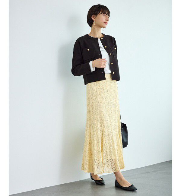 Rope&rsquo;Picnic「ミラノリブ金ボタンニットカーディガン」|カーディガン|