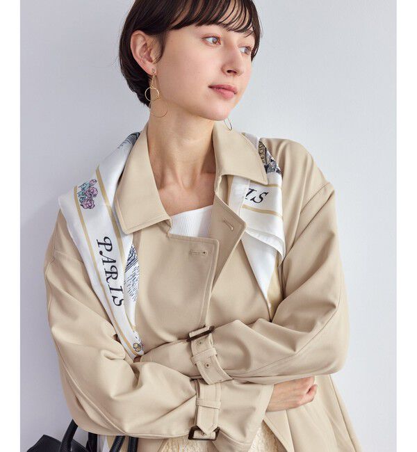 Rope&rsquo;Picnic「ミドル丈トレンチコート/撥水・花粉ガード」|トレンチコート|