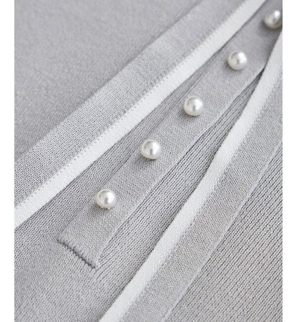 Rope&rsquo;Picnic「配色リボンパールニット」|ニット・セーター|