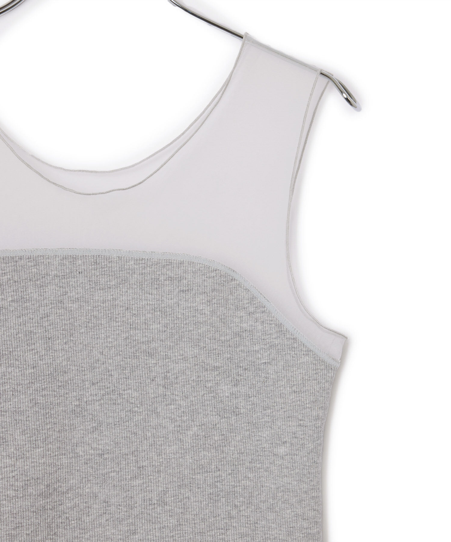 ADAM ET ROPE'「チュール切り替えタンクトップ」|タンクトップ|