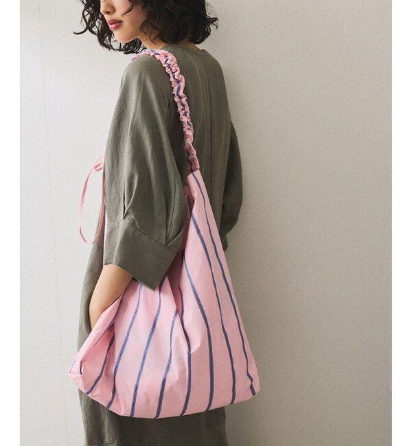 ADAM ET ROPE'「【WEB限定】・【新色追加】ギャザー2WAYショルダーバッグ」|ショルダー・メッセンジャー|ピンク系サブ