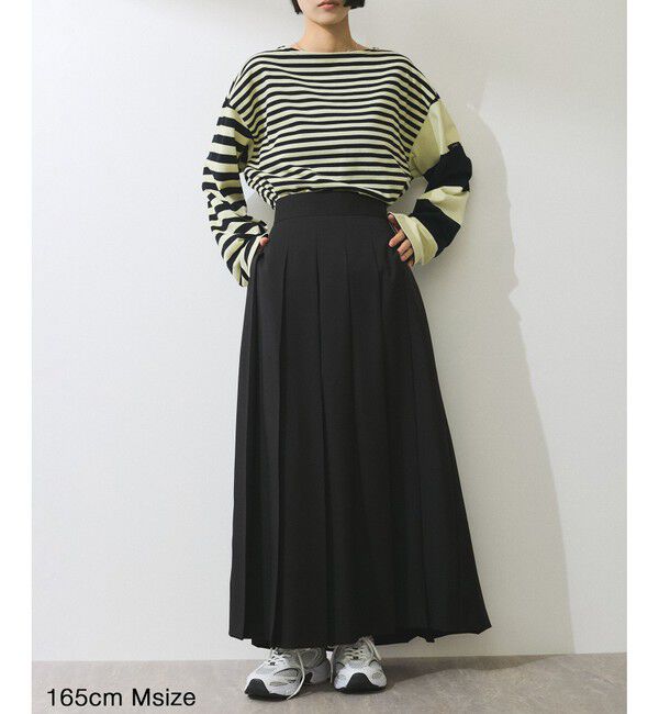 ADAM ET ROPE'「【WEB限定】2WAYプリーツワンピース」|ワンピース|