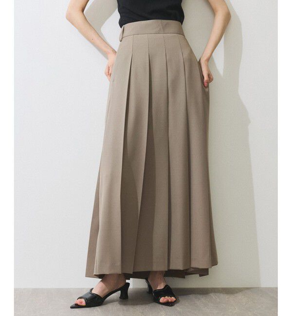 ADAM ET ROPE'「【WEB限定】2WAYプリーツワンピース」|ワンピース|