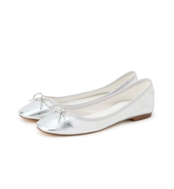 ADAM ET ROPE'「メタリックバレエシューズ」|バレエシューズ|