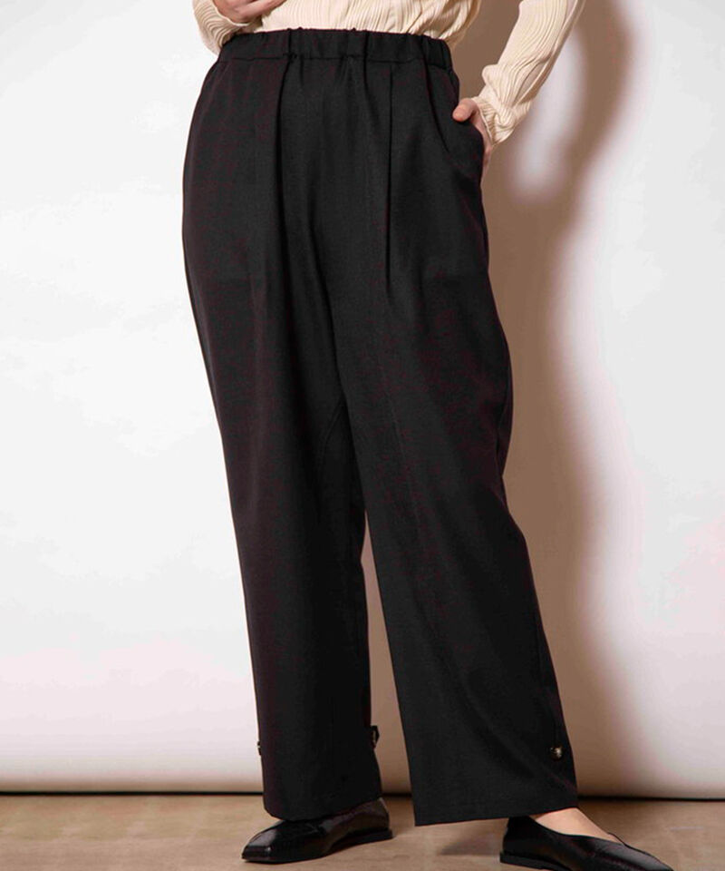  「ボタンアレンジパンツ」|その他|BLACK