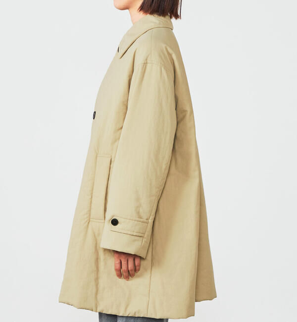 LE GLAZIK「LE GLAZIK | ナイロンツイル ショートコート WOMEN」|ダウン|