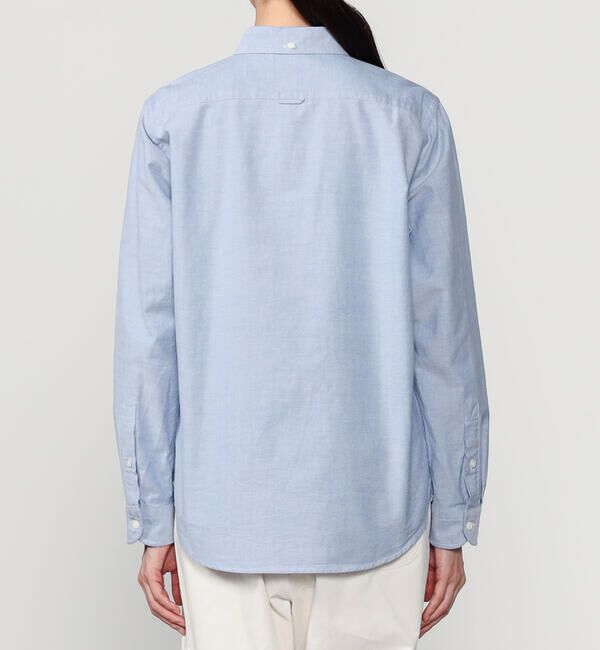 GYMPHLEX「Gymphlex | 長袖ボタンダウンシャツ SOLID WOMEN」|シャツ・ブラウス|