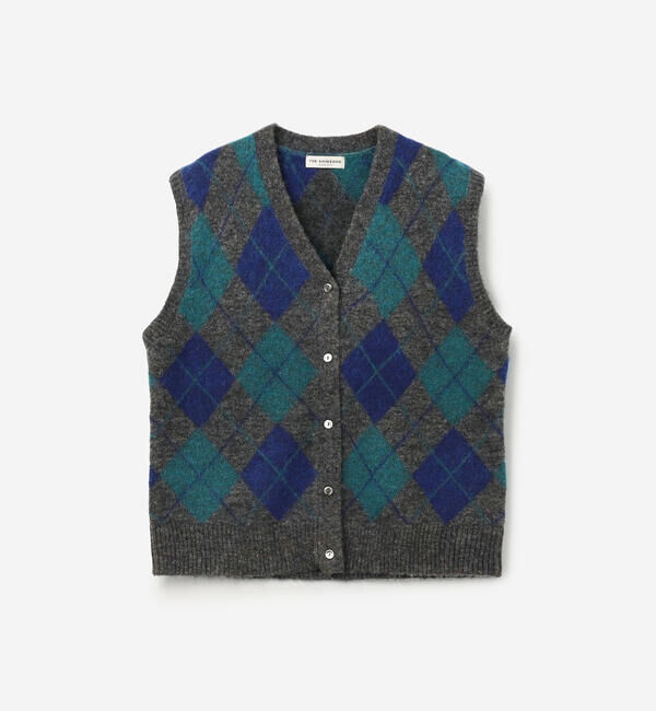  「THE SHINZONE | ARGYLE KNIT VEST WOMEN」|ベスト・ジレ|