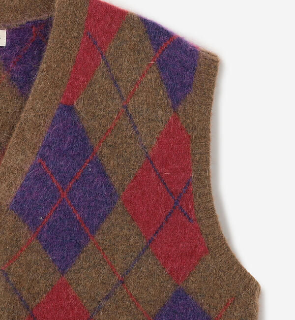  「THE SHINZONE | ARGYLE KNIT VEST WOMEN」|ベスト・ジレ|