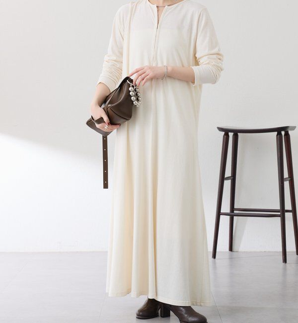  「ネップ調カットワンピース」|ワンピース|