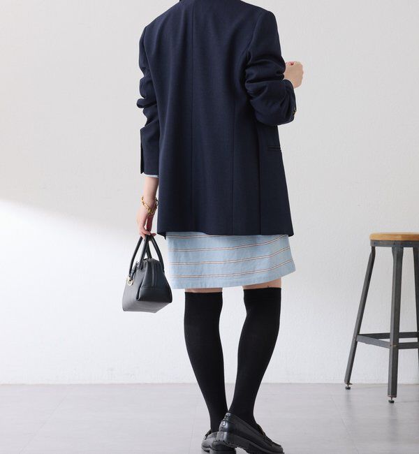  「【大人のラガーシャツ】ポロボーダーチュニック」|Tシャツ・カットソー|