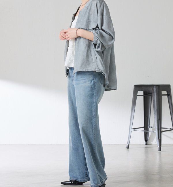  「バックロングZIPブルゾン」|ベスト・ジレ|