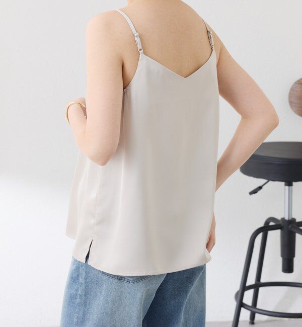  「2WAY サテンキャミソール」|シャツ・ブラウス|