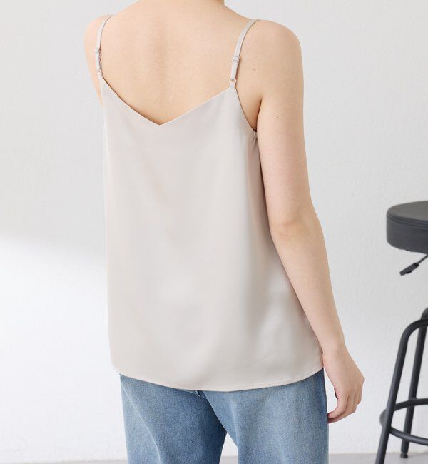  「2WAY サテンキャミソール」|シャツ・ブラウス|