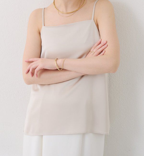  「2WAY サテンキャミソール」|シャツ・ブラウス|