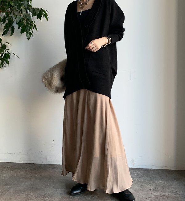  「マシーンウォッシャブルニットカーディガン」|カーディガン|