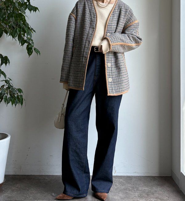  「【インフルエンサー SAKURA企画】チェックハーフコート」|その他|