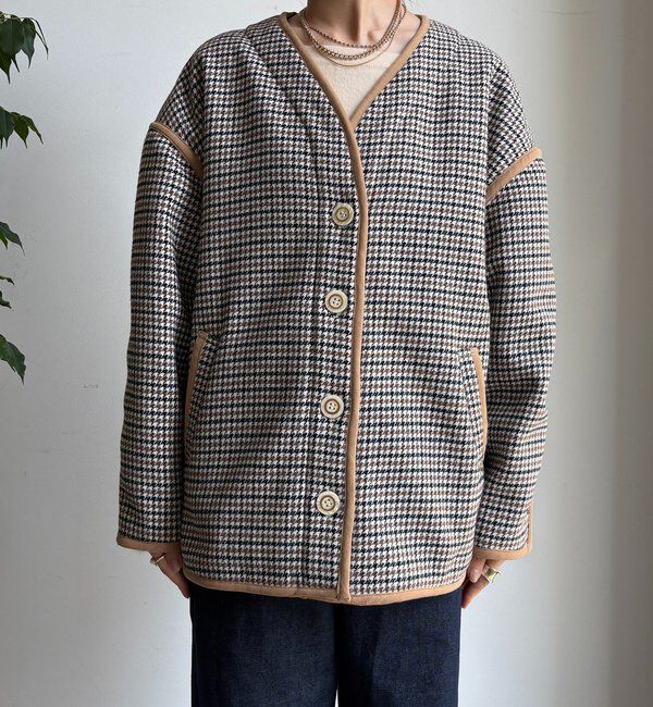  「【インフルエンサー SAKURA企画】チェックハーフコート」|その他|