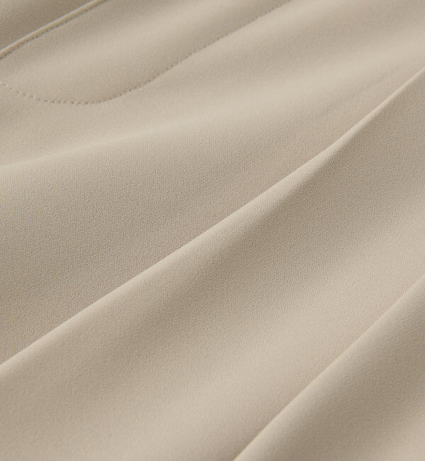  「【ウォッシャブル】【シーズンレスで使える】タックワイドスラックス」|チノ|