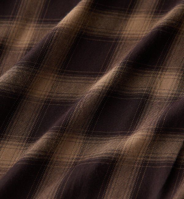  「ウォッシュドチェックワイドシャツ」|シャツ・ブラウス|