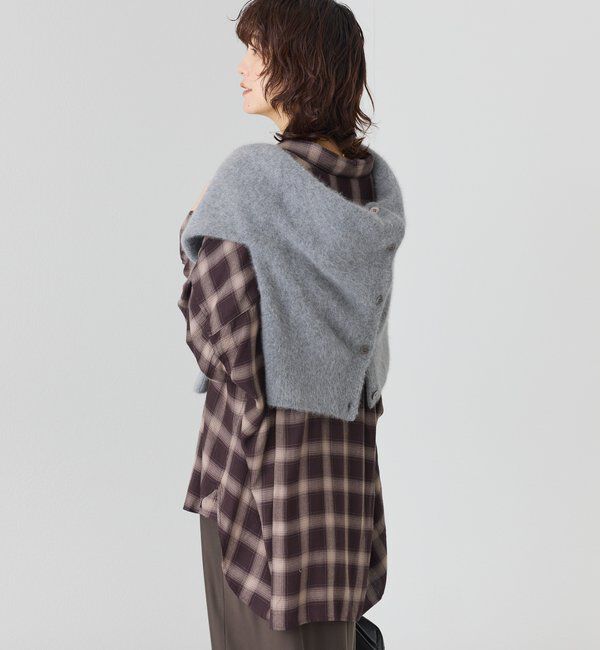  「ウォッシュドチェックワイドシャツ」|シャツ・ブラウス|