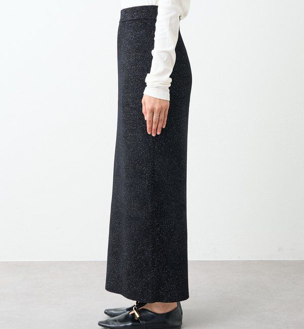  「予約【セットアップ対象】ラメモールニットタイトスカート」|スカート|