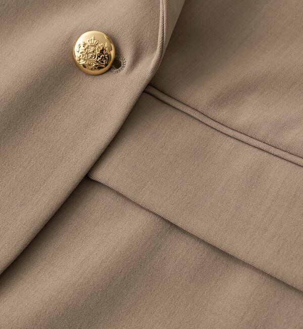  「予約【オンオフ使える】ドライギャバピークドラペルジャケット」|テーラードジャケット|