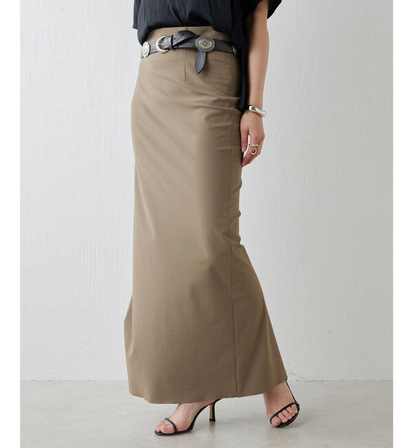  「【新色登場！】【3サイズ展開】ストレッチマキシタイトスカート2」|スカート|