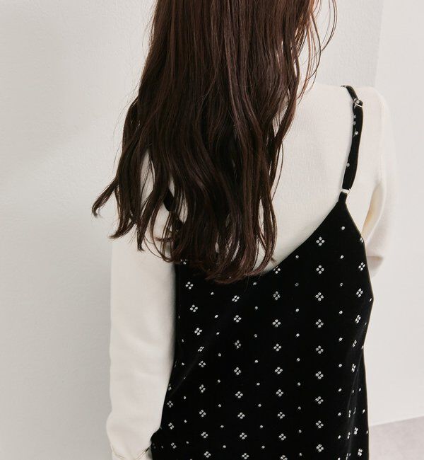  「シャイニーベロアミニキャミワンピース」|ワンピース|