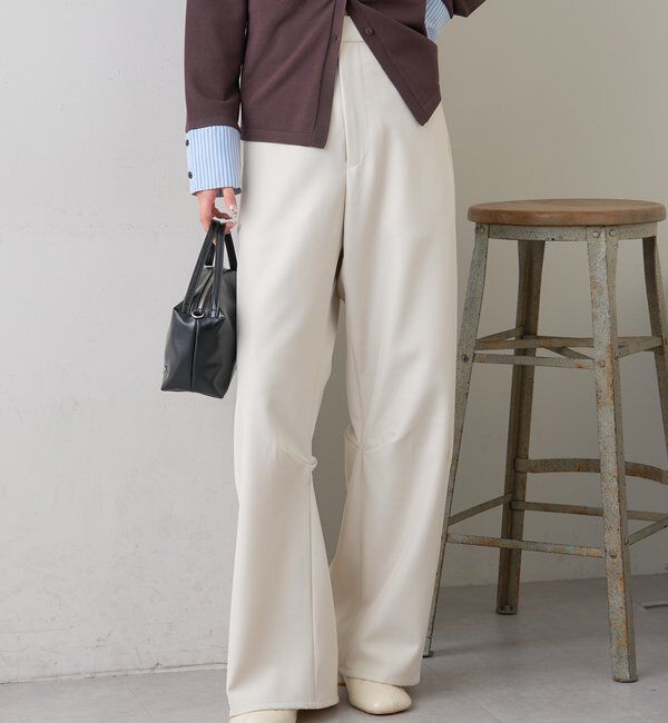  「26SSカーブスラックス」|チノ|アイボリー